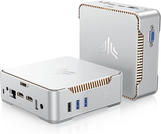 KAMRUI Essenx E2 Mini PC W-11 Pro,12th Gen N95 (up to 3.4GHz), Mini Computer 16GB RAM 512GB M.2 SSD, Mini Desktop PC Support Gigabit Ethernet,Dual HDMI 4K UHD, Dual Wi-Fi, Home Business Office