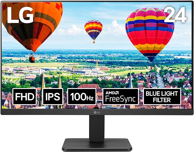 LG 24MR41A 23.8” Full HD IPS Monitor with AMD FreeSync and 100Hz Refresh Rate
